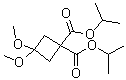 structure of CAS# 115118-68-8, Diisopropyl 3,3-Dimethoxycyclobutane-1,1-dicarboxylate;Dipropan-2-yl 3,3-dimethoxycyclobutane-1,1-dicarboxylate