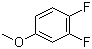 structure of CAS# 115144-40-6, 3,4-Difluoroanisole;3,4-Difluoro-1-methoxybenzene
