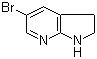 structure of CAS# 115170-40-6, 5-Bromo-2,3-dihydro-1H-pyrrolo[2,3-b]pyridine;5-Bromo-2,3-dihydro-7-azaindole