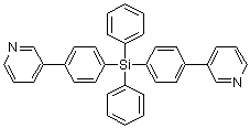 structure of CAS# 1152162-74-7, Diphenylbis[4-(pyridin-3-yl)phenyl]silane;3,3'-[(Diphenylsilylene)di-4,1-phenylene]bispyridine