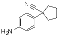 结构式 CAS# 115279-73-7, 1-(4-氨基苯基)环戊烷甲腈
