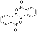 structure of CAS# 1155-00-6, Bis(2-nitrophenyl) disulfide;2-Nitrophenyl disulfide; 2,2'-Dinitrodiphenyl disulfide