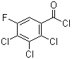 结构式 CAS# 115549-05-8, 2,3,4-三氯-5-氟苯甲酰氯