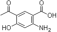5-Acetyl-2-amino-4-hydroxybenzoic acid molecular structure (CAS 115651-29-1)