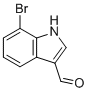 7-bromo-1H-indole-3-carbaldehyde molecular structure (CAS 115666-21-2)