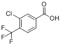 结构式 CAS# 115754-20-6, 3-氯-4-(三氟甲基)苯甲酸