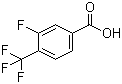 结构式 CAS# 115754-21-7, 3-氟-4-(三氟甲基)苯甲酸