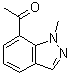 结构式 CAS# 1159511-26-8, 1-(1-甲基-1H-吲唑-7-基)乙酮