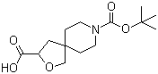结构式 CAS# 1160246-86-5, 8-(叔丁氧基羰基)-2-氧杂-8-氮杂螺[4.5]癸烷-3-羧酸