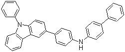 结构式 CAS# 1160294-96-1, N-[4-(9-苯基-9H-咔唑-3-基)苯基]-[1,1'-联苯]-4-胺