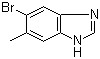 structure of CAS# 116106-16-2, 5-Bromo-6-methyl-1H-benzimidazole