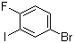 structure of CAS# 116272-41-4, 3-Iodo-4-fluorobromobenzene;4-Bromo-1-fluoro-2-iodobenzene