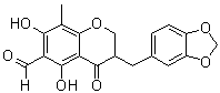 6-甲酰基-异沿阶草酮 A分子结构 (CAS 116291-82-8)