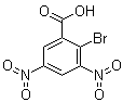 结构式 CAS# 116529-60-3, 2-溴-3,5-二硝基苯甲酸