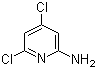 结构式 CAS# 116632-24-7, 2-氨基-4,6-二氯吡啶