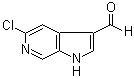 5-Chloro-1H-pyrrolo[2,3-c]pyridine-3-carboxaldehyde molecular structure (CAS 1167056-35-0)