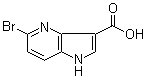 5-Bromo-1H-pyrrolo[3,2-b]pyridine-3-carboxylic acid molecular structure (CAS 1167056-46-3)