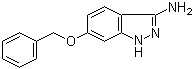 结构式 CAS# 1167056-55-4, 6-(苄氧基)-1H-吲唑-3-胺