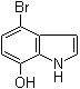 4-Bromo-1H-indol-7-ol molecular structure (CAS 1167056-91-8)