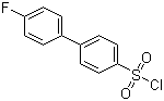 structure of CAS# 116748-66-4, 4'-Fluorobiphenyl-4-sulfonyl chloride