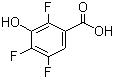 3-Hydroxy-2,4,5-trifluorobenzoic acid molecular structure (CAS 116751-24-7)