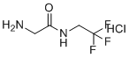 结构式 CAS# 1171331-39-7, 2-氨基-N-(2,2,2-三氟乙基)乙酰胺盐酸盐