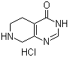 5,6,7,8-Tetrahydropyrido[3,4-d]pyrimidin-4(3H)-one hydrochloride molecular structure (CAS 1171334-07-8)