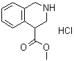 结构式 CAS# 1171535-51-5, 1,2,3,4-四氢异喹啉-4-羧酸甲酯盐酸盐
