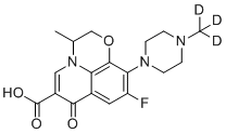 结构式 CAS# 1173147-91-5, 氧氟沙星-d3