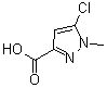 5-Chloro-1-methyl-1H-pyrazole-3-carboxylic acid molecular structure (CAS 1173246-76-8)