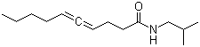 N-(2-Methylpropyl)-4,5-decadienamide molecular structure (CAS 117345-89-8)