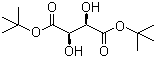 结构式 CAS# 117384-45-9, L-(+)-酒石酸二叔丁酯; (+)-二叔丁基 L-酒石酸酯