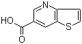 结构式 CAS# 117390-39-3, 噻吩并[3,2-b]吡啶-6-羧酸