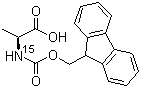 structure of CAS# 117398-49-9, Fmoc-[15N]Alanine;Fmoc-[15N]Ala-OH
