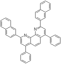 structure of CAS# 1174006-43-9, 2,9-Bis(naphthalen-2-yl)-4,7-diphenyl-1,10-phenanthroline