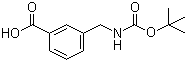structure of CAS# 117445-22-4, Boc-3-Aminomethylbenzoic acid