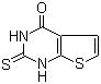 结构式 CAS# 117516-97-9, 2-硫酮-2,3-二氢噻吩并[2,3-d]嘧啶-4(1H)-酮