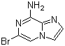 structure of CAS# 117718-84-0, 6-Bromoimidazo[1,2-a]pyrazin-8-amine