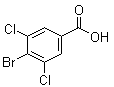 4-Bromo-3,5-dichlorobenzoic acid molecular structure (CAS 117738-75-7)