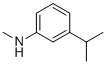N-methyl-3-(propan-2-yl)aniline molecular structure (CAS 117802-45-6)