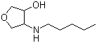 Tetrahydro-4-(pentylamino)-3-furanol molecular structure (CAS 1178075-08-5)