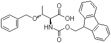 Fmoc-O-benzyl-L-threonine molecular structure (CAS 117872-75-0)