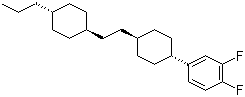1,2-Difluoro-4-[trans-4-[2-(trans-4-propylcyclohexyl)ethyl]cyclohexyl]benzene molecular structure (CAS 117943-37-0)