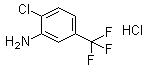 结构式 CAS# 1179444-82-6, 2-氯-5-(三氟甲基)苯胺盐酸盐