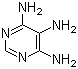 结构式 CAS# 118-70-7, 4,5,6-三氨基嘧啶