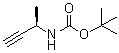 N-[(1R)-1-Methyl-2-propyn-1-yl]carbamic acid 1,1-dimethylethyl ester molecular structure (CAS 118080-82-3)