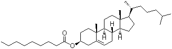 Cholesteryl pelargonate molecular structure (CAS 1182-66-7)