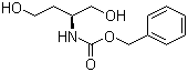结构式 CAS# 118219-23-1, (S)-2-Cbz-氨基丁烷-1,4-二醇; (S)-(3-羟基-1-羟甲基丙基)氨基甲酸苄酯