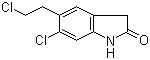 结构式 CAS# 118289-55-7, 5-(2-氯乙基)-6-氯-1,3-二氢-吲哚-2-(2H)-酮
