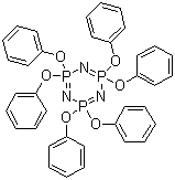 2,2,4,4,6,6-Hexahydro-2,2,4,4,6,6-hexaphenoxytriazatriphosphorine molecular structure (CAS 1184-10-7)